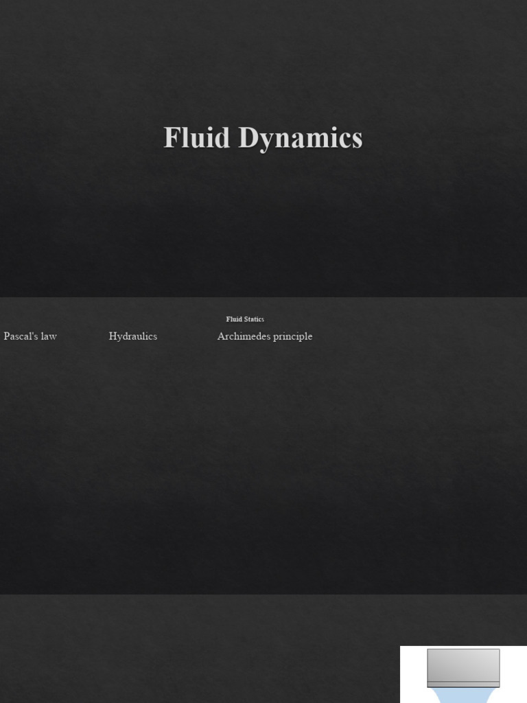Fluid dynamics pdf