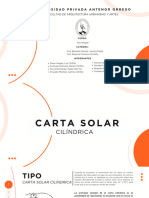 Carta Solar Cilíndrica