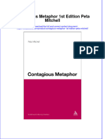 Textbook Contagious Metaphor 1St Edition Peta Mitchell Ebook All Chapter PDF