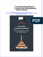 Download pdf Cultural Crowdfunding Platform Capitalism Labour And Globalization Vincent Rouze ebook full chapter 