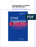 Textbook Corneal Transplantation 1St Edition Jesper Hjortdal Eds Ebook All Chapter PDF
