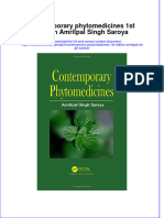 Download textbook Contemporary Phytomedicines 1St Edition Amritpal Singh Saroya ebook all chapter pdf 