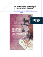 Textbook Corruption Institutions and Fragile States Hanna Samir Kassab Ebook All Chapter PDF