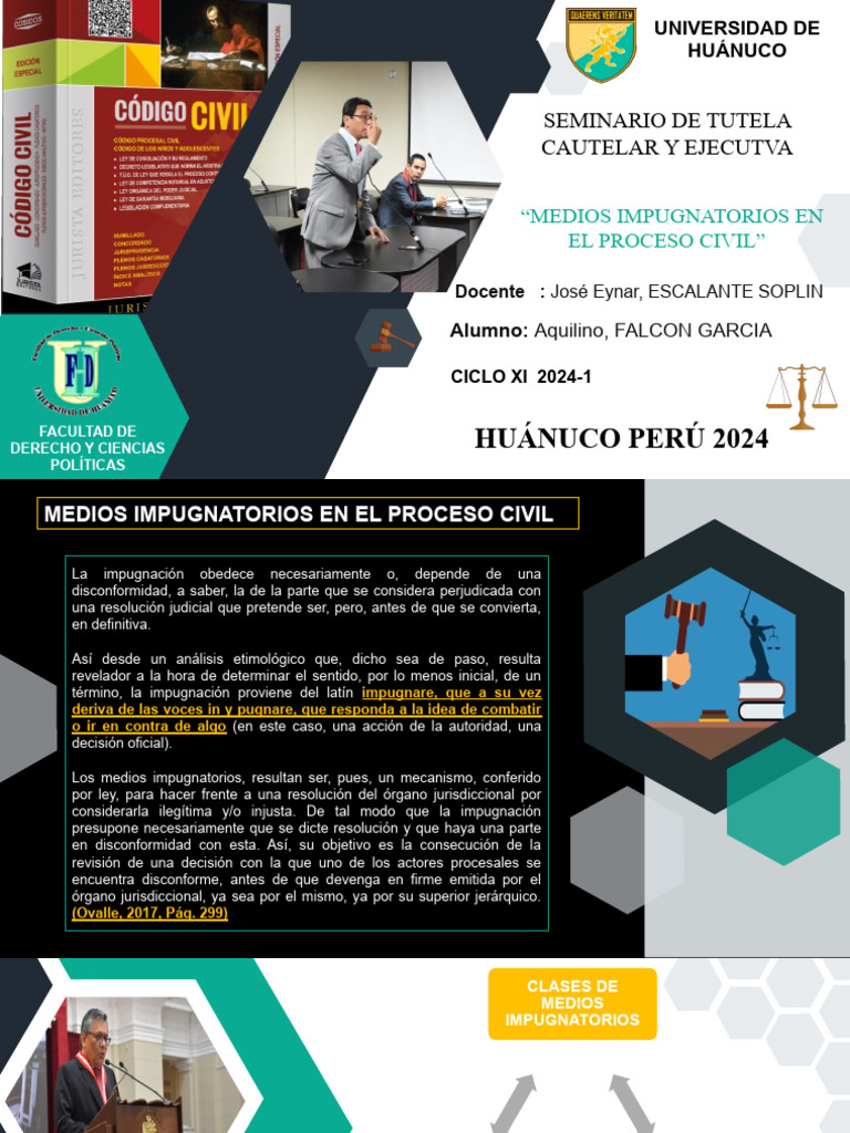 Medios Impugnatorios en El Proceso Civil Peruano | PDF | Apelación ...