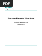 Simcenter Flomaster User Guide: Software Version 2020.2 October 2020