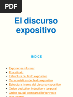 El Discurso Expositivo