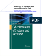 Download textbook Cyber Resilience Of Systems And Networks Alexander Kott ebook all chapter pdf 