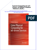 Download textbook Cyber Physical Computing For Iot Driven Services 1St Edition Vladimir Hahanov Auth ebook all chapter pdf 