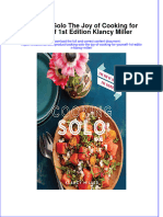 Textbook Cooking Solo The Joy of Cooking For Yourself 1St Edition Klancy Miller Ebook All Chapter PDF