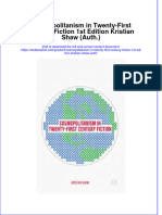 Textbook Cosmopolitanism in Twenty First Century Fiction 1St Edition Kristian Shaw Auth Ebook All Chapter PDF