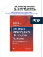 PDF Data Driven Remaining Useful Life Prognosis Techniques Stochastic Models Methods and Applications Hu Ebook Full Chapter