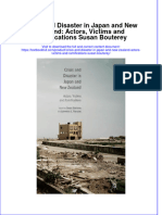 Download textbook Crisis And Disaster In Japan And New Zealand Actors Victims And Ramifications Susan Bouterey ebook all chapter pdf 