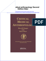 Download textbook Critical Medical Anthropology Second Edition Baer ebook all chapter pdf 