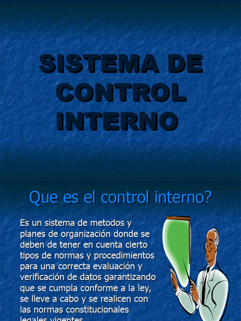 Guía Completa de Control Interno | PDF | Evaluación | Planificación