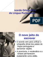 Slides Novo Acordo Ortográfico