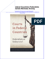 Textbook Courts in Federal Countries Federalists or Unitarists Nicholas Aroney Ebook All Chapter PDF