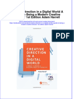 Download textbook Creative Direction In A Digital World A Guide To Being A Modern Creative Director 1St Edition Adam Harrell ebook all chapter pdf 