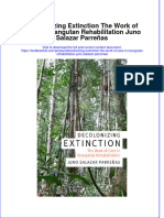 Textbook Decolonizing Extinction The Work of Care in Orangutan Rehabilitation Juno Salazar Parrenas Ebook All Chapter PDF