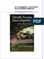 Download textbook Death Scene Investigation Procedural Guide Second Edition Maloney ebook all chapter pdf 