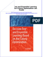 Download textbook Decision Tree And Ensemble Learning Based On Ant Colony Optimization Jan Kozak ebook all chapter pdf 
