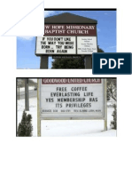 Funny Church Sign Boards