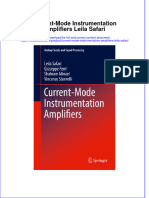 Textbook Current Mode Instrumentation Amplifiers Leila Safari Ebook All Chapter PDF