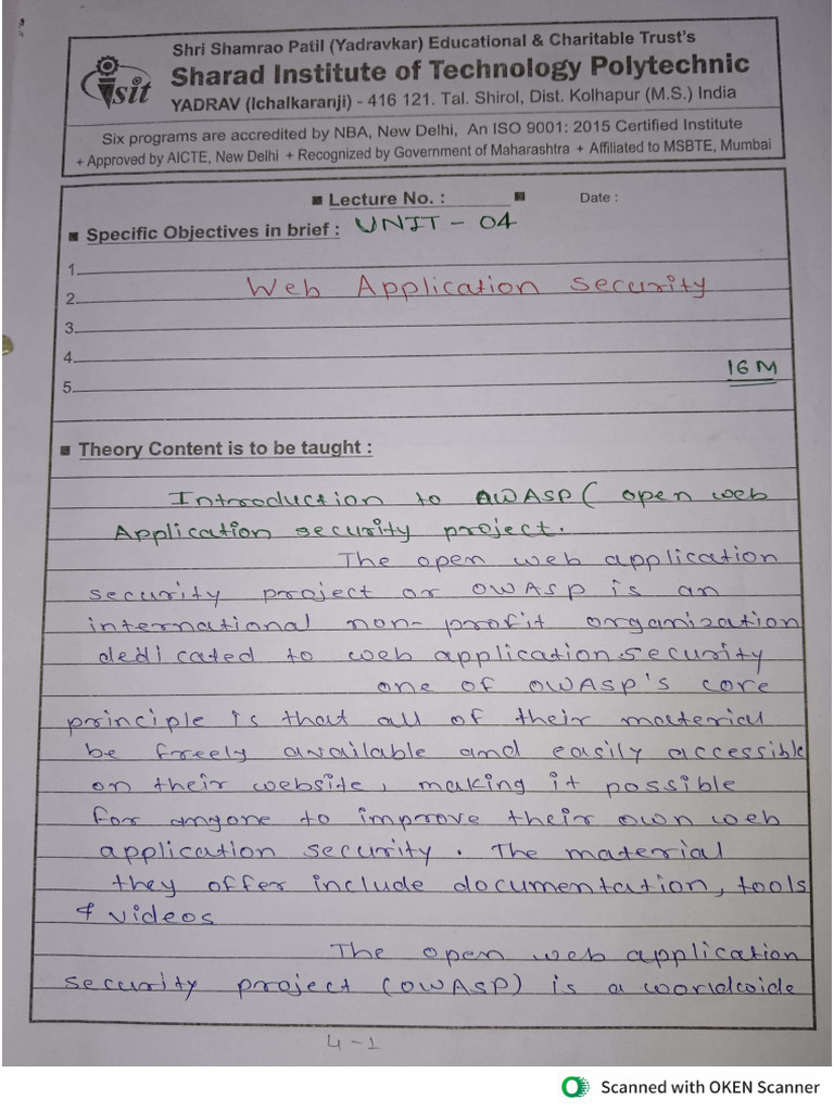 Web application security pdf