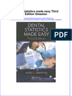 Textbook Dental Statistics Made Easy Third Edition Smeeton Ebook All Chapter PDF