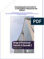 Textbook Design of Prestressed Concrete To Eurocode 2 2Nd Edition Raymond Ian Gilbert Ebook All Chapter PDF