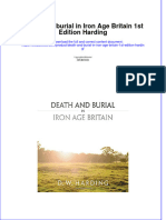 Textbook Death and Burial in Iron Age Britain 1St Edition Harding Ebook All Chapter PDF