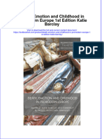 Textbook Death Emotion and Childhood in Premodern Europe 1St Edition Katie Barclay Ebook All Chapter PDF