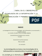 Gestión cultural en el ciberespacio tecnologías de la información y mundos virtuales