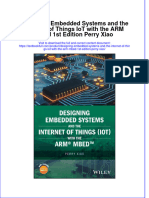 Download textbook Designing Embedded Systems And The Internet Of Things Iot With The Arm Mbed 1St Edition Perry Xiao ebook all chapter pdf 