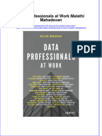 Textbook Data Professionals at Work Malathi Mahadevan Ebook All Chapter PDF