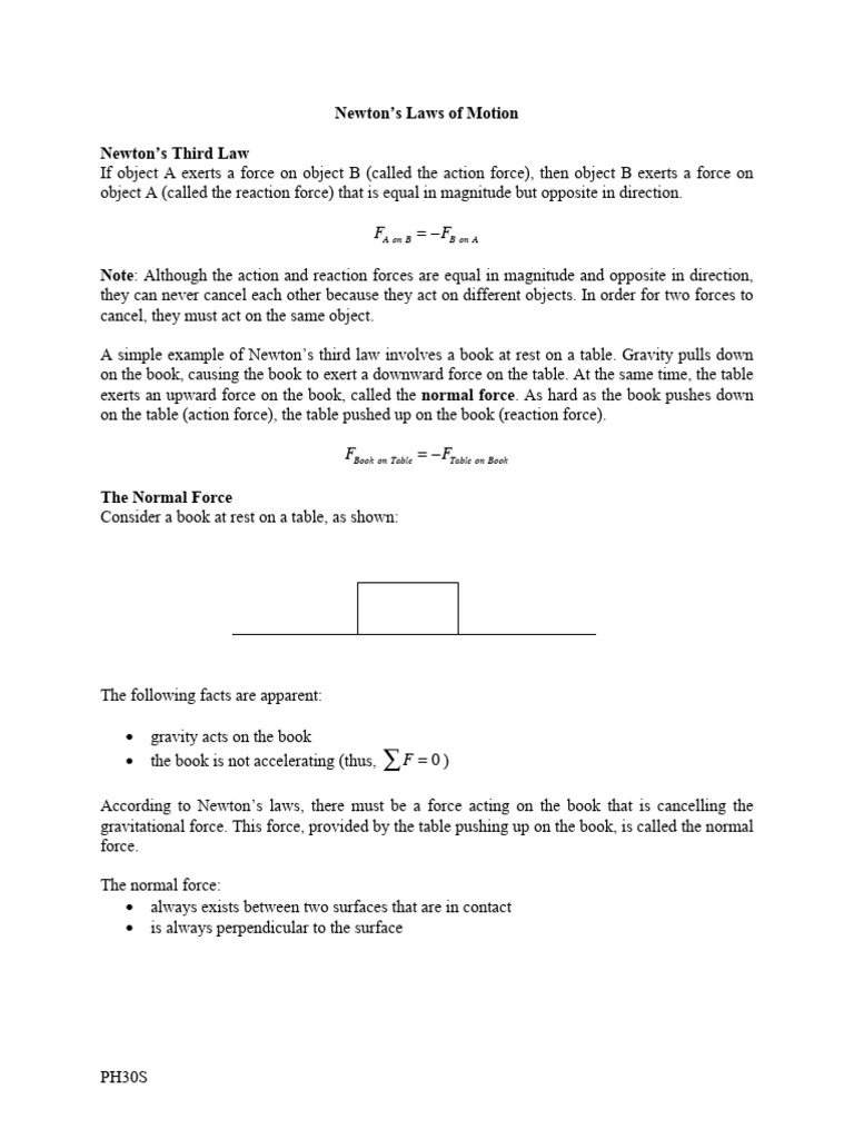 19 Newtons Laws 3 PDF Force Newton's Laws Of Motion