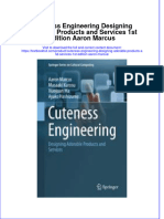 Textbook Cuteness Engineering Designing Adorable Products and Services 1St Edition Aaron Marcus Ebook All Chapter PDF