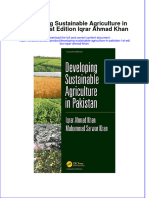 Download textbook Developing Sustainable Agriculture In Pakistan 1St Edition Iqrar Ahmad Khan ebook all chapter pdf 