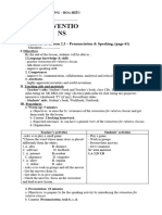 Unit 7, Lesson 2.3 - Pronunciation & Speaking