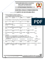 Repaso de Geometría-Unidad Ii-Primer Bimestre Cuarto Y Quinto de Secundaria-Pre 3