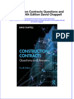 Download full chapter Construction Contracts Questions And Answers 4Th Edition David Chappell pdf docx