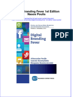 PDF Digital Branding Fever 1St Edition Nasos Poulis Ebook Full Chapter