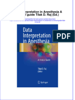 Textbook Data Interpretation in Anesthesia A Clinical Guide Tilak D Raj Ed Ebook All Chapter PDF