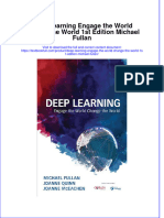 Download textbook Deep Learning Engage The World Change The World 1St Edition Michael Fullan ebook all chapter pdf 