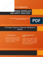 Practice Workplace Safety and Hygiene System