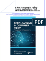 PDF Deep Learning in Computer Vision Principles and Applications First Edition Edition Mahmoud Hassaballah Ebook Full Chapter