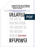 Textbook Delayed Response The Art of Waiting From The Ancient To The Instant World Jason Farman Ebook All Chapter PDF