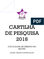 Pesquisa - Cartilha de Pesquisa