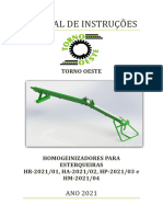 Manual de instrução - HOMOGEINIZADOR DE ESTERQUEIRA