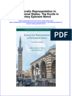 Textbook Democratic Representation in Plurinational States The Kurds in Turkey Ephraim Nimni Ebook All Chapter PDF