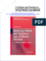 Textbook Democratic Policies and Practices in Early Childhood Education An Aotearoa New Zealand Case Study Linda Mitchell Ebook All Chapter PDF